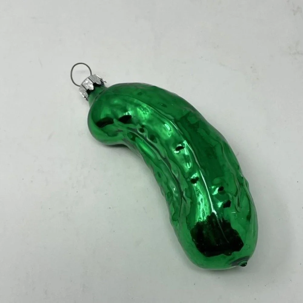 Victorian‎ Trading Christmas Pickle Blown Glass Ornament Legend Of The Pickle